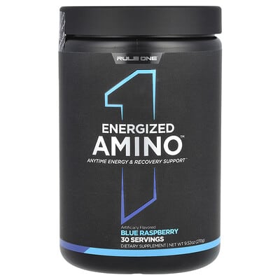 Energized Amino™, Blue Raspberry, 9.52 oz (270 g)