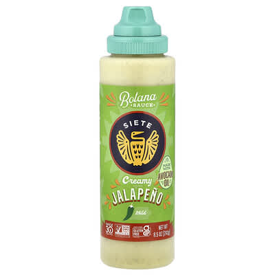 Botana Sauce, Creamy Jalapeno, Mild, 8.5 oz (241 g)