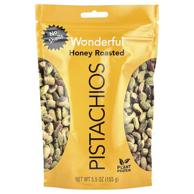Фисташки Honey Roasted No Shells 5.5 oz (155 g)