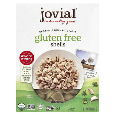 Organic Brown Rice Pasta, Shells, 12 oz (340 g)