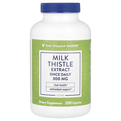 The Vitamin Shoppe Экстракт расторопшлы, 300 mg, 200 капсул