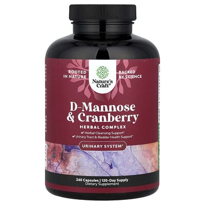 D-Mannose & Cranberry, 240 капсул