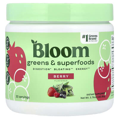 Зеленые суперфуды, Berry, 5.76 oz (163.8 g)
