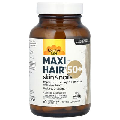 Maxi-Hair®, Skin & Nails, 50+, 60 Vegetarian Capsules