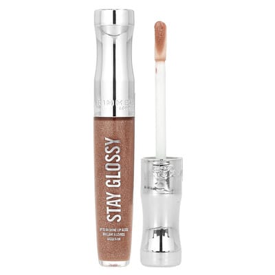 Stay Glossy Lip Gloss, 125 Down To Gloss, 0.18 fl oz (5.5 ml)