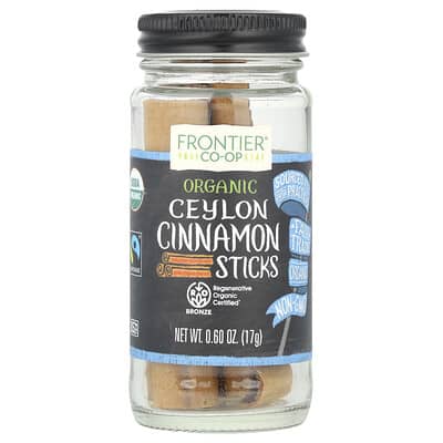 Organic Ceylon Cinnamon Sticks, 0.6 oz (17 g)