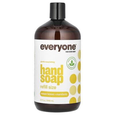 Hand Soap, Refill Size, Meyer Lemon + Mandarin, 32 fl oz (946 ml)