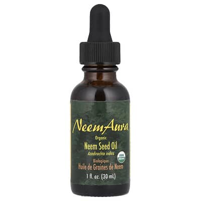 Organic Neem Seed Oil, 1 fl oz (30 ml)