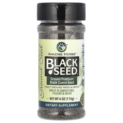 Black Seed™, Ground Premium Black Cumin Seed, 4 oz (113 g)