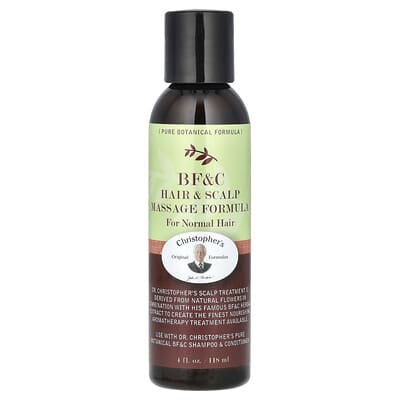 BF&C формула для массажа волос и кожи головы, для нормальных волос, 4 fl oz (118 ml)