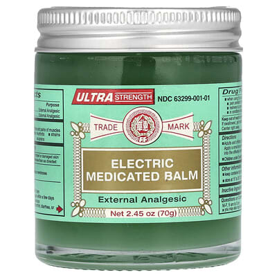 Electric Medicated Balm, Ultra Strength , 2.45 oz (70 g)