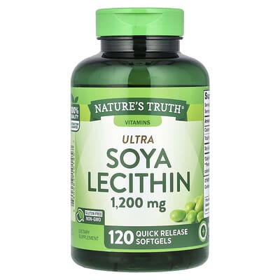 Ultra Soya Lecithin, 1,200  mg, 120 Quick Release Softgels