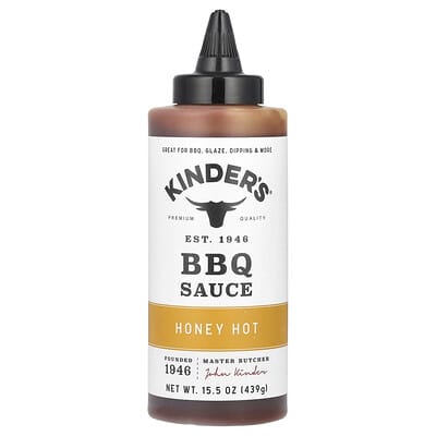 Соус BBQ, Honey Hot, 15.5 oz (439 g)