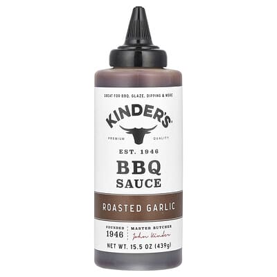 BBQ Sauce, Roasted Garlic, 15.5 oz (439 g)