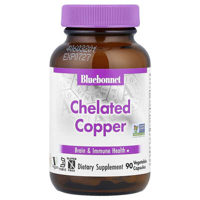 Chelated Copper, 3 mg , 90 Vegetable Capsules
