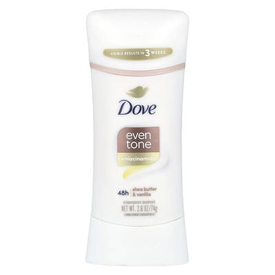 Even Tone + Niacinamide, Antiperspirant Deodorant, Shea Butter & Vanilla, 2.6 oz (74 g)