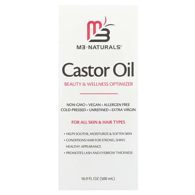 Castor Oil, For All Skin & Hair Types , 16.9 fl oz (500 ml)