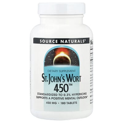St. John's Wort 450™, 450 mg, 180 таблеток