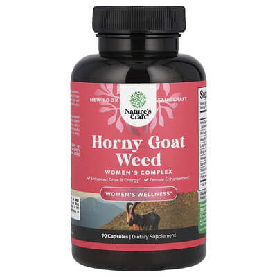 Женский комплекс Nature's Craft Horny Goat Weed, 90 Capsules