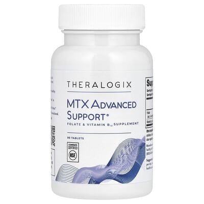 MTX Advanced Support®, добавка с фолатом и витамином B12, 90 таблеток