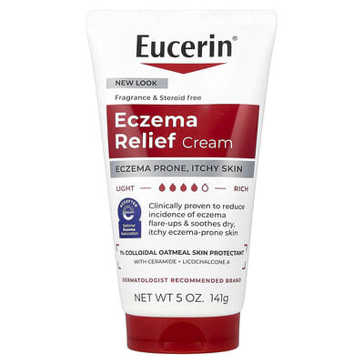 Крем от экземы Eucerin, без отдушек, 5 oz (141 g)