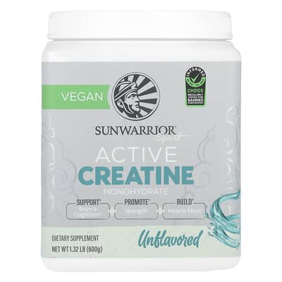 Active Creatine, Unflavored, 1.32 lb (600 g)