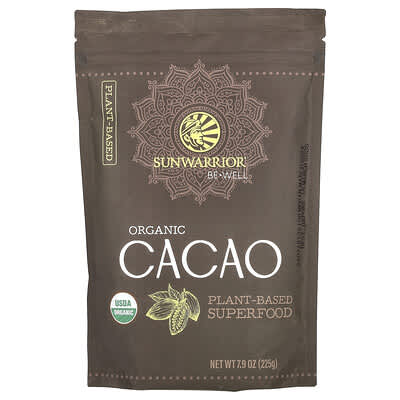 Be Well, органическое какао, 7.9 oz (225 g)
