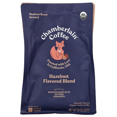 Молотый кофе Witty Fox Hazelnut Blend, средняя обжарка, 10 oz (283 g)