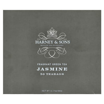Fragrant Green Tea, Jasmine, 50 Teabags, 3.17 oz (90 g)