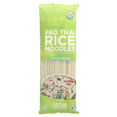Рисовая лапша Lotus Foods Traditional Pad Thai, 8 oz (227 g)
