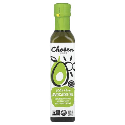 Chosen Foods 100% Pure Avocado Oil, 8,4 жидких унции (250 мл)