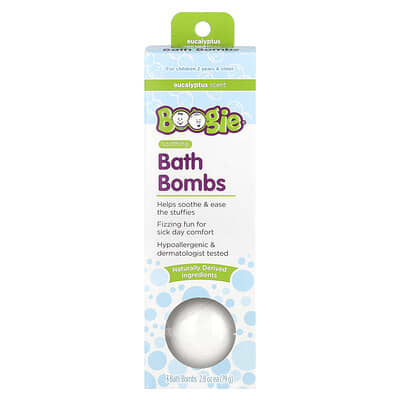 Soothing Bath Bombs, Eucalyptus , 3 Bath Bombs, 2.8 oz (79 g) Each