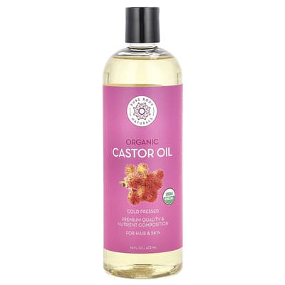 Organic Castor Oil, 16 fl oz (473 ml)