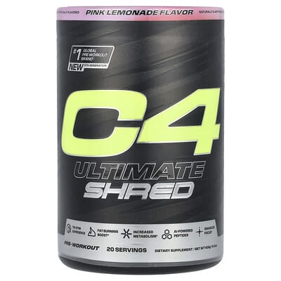 C4® Ultimate Shred предтренировочный комплекс Pink Lemonade 14.3 oz (406 g)