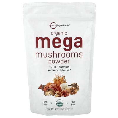 Органический порошок Mega Mushrooms 10 oz (284 g)
