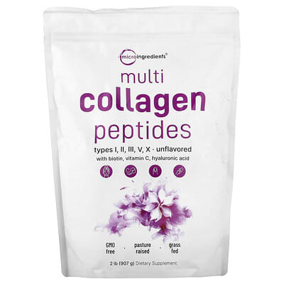 Multi Collagen Peptides, Unflavored, 2 lb (907 g)