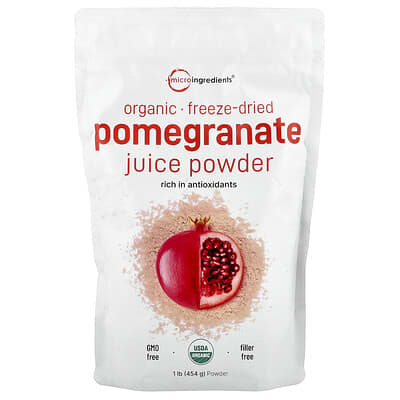 Organic Pomegranate Juice Powder, 1 lb (454 g)