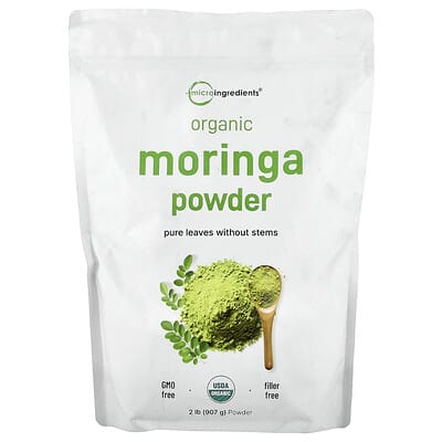 Organic Moringa Powder, 2 lb (907 g)