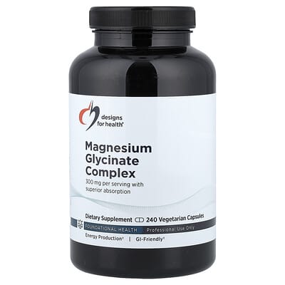 Magnesium Glycinate Complex, 240 Vegetarian Capsules (150 mg per Capsule)