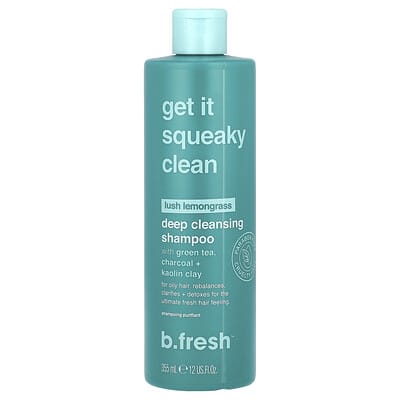 Get It Squeaky Clean шампунь глубокой очистки для жирных волос, Lush Lemongrass, 12 fl oz (355 ml)