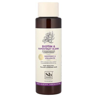 Кондиционер Restore & Volume, Biotin & Superfruit, 16 fl oz (473 ml)