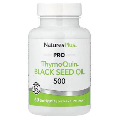 Pro ThymoQuin® масло черного тмина 500, 60 мягких капсул (500 mg на капсулу)