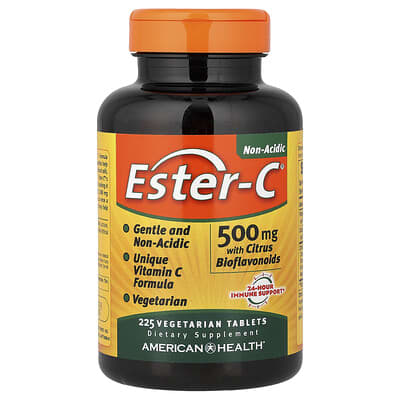 Ester-C® с цитрусовыми биофлавоноидами, 225 вегетарианских таблеток