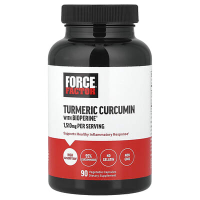 Turmeric Curcumin with BioPerine®, 90 Vegetable Capsules
