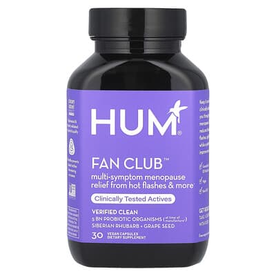 Fan Club™, Relief для менопаузы, 30 веганских капсул