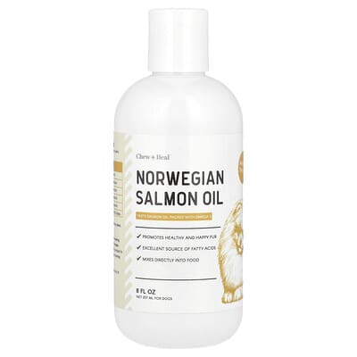 Норвельское лососевое масло для собак, 8 fl oz (237 ml)