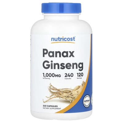 Panax Ginseng, 240 капсул (500 mg на капсулу)