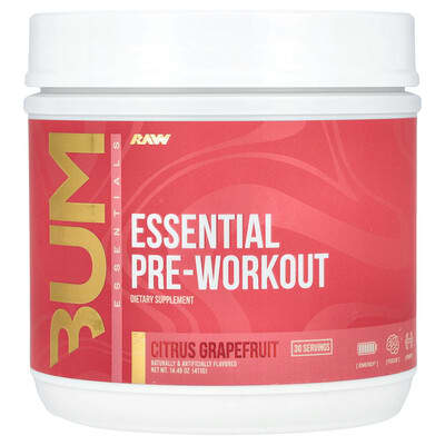 Предтренировочный комплекс Bum Essentials Citrus Grapefruit, 14.49 oz (411 g)