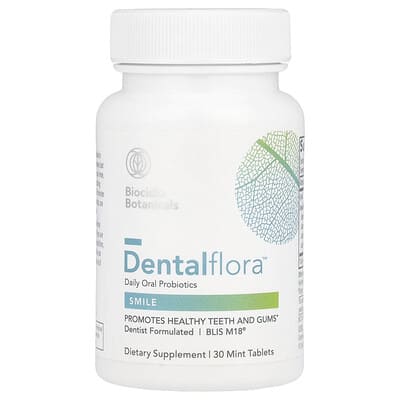 Dentalflora™, Daily Oral Probiotics, 30 Mint Tablets