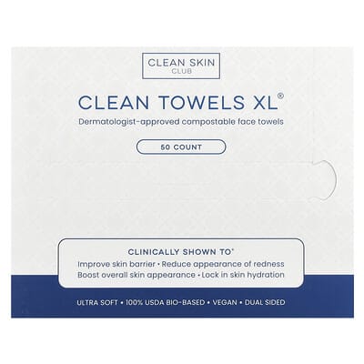 Clean Skin Club Clean Towels XL®, 50 шт